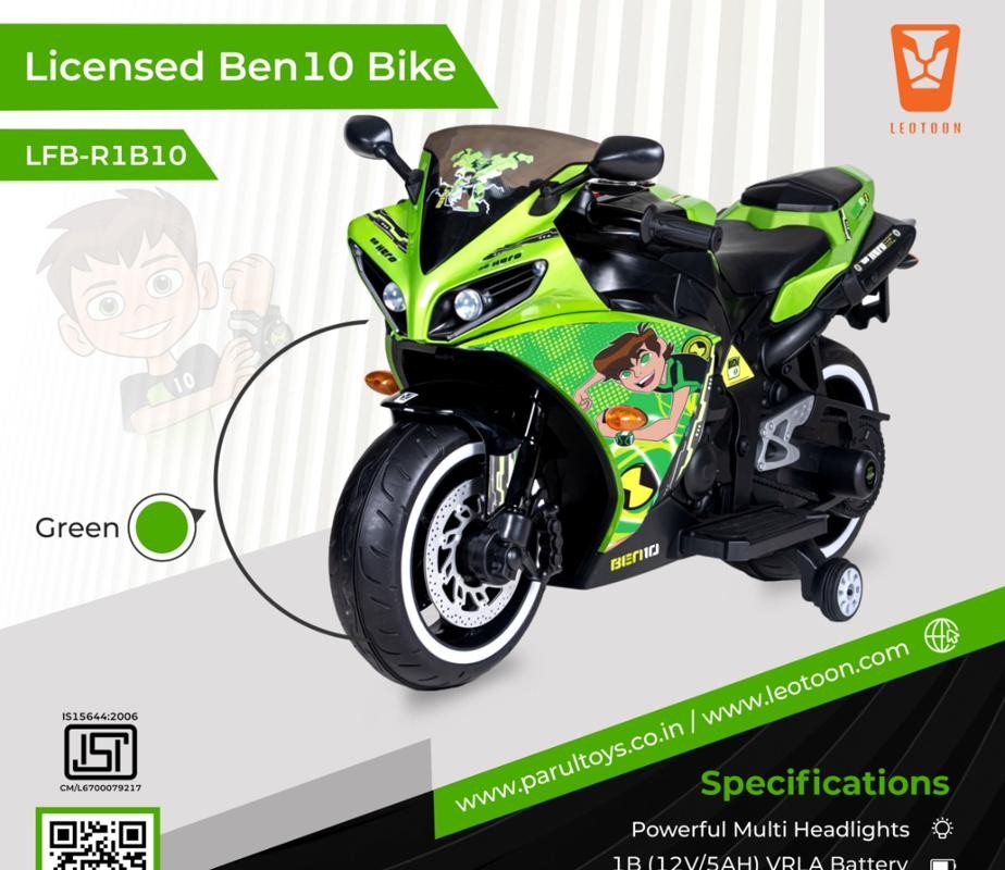 Licensed Ben10 kids battery bike