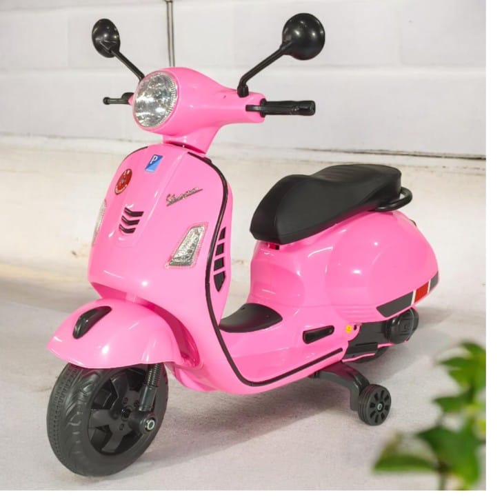Pink kids scooty ride-on toy